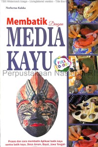 Image of Membatik dengan media kayu